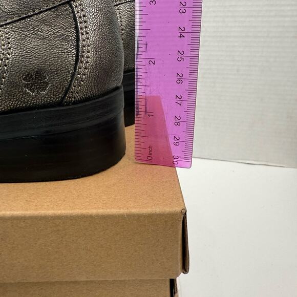 Lucky Brand LK-Floriss Womens 7.5M Pewter Chunky Loafer Flats Shoes 0310LK3146 - Picture 3 of 12